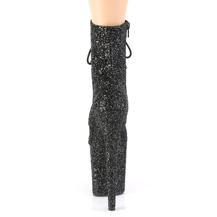 CHASTITY CAGE CO Anal SeductiveA810 Exotic Boot Black Glitter CHASTITY CAGE CO Anal SeductiveA810 Exotic Boot Black Glitter