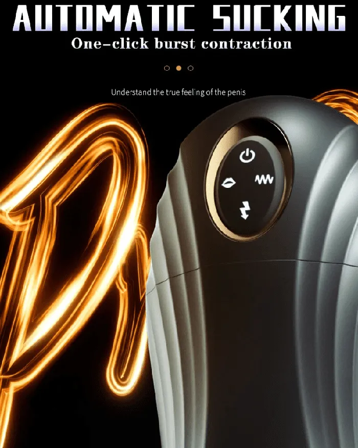 Male Sex Toys Male Masturbator with Automatic Sucking Silicone Blowjob Sex Machine EVEs SECRETS