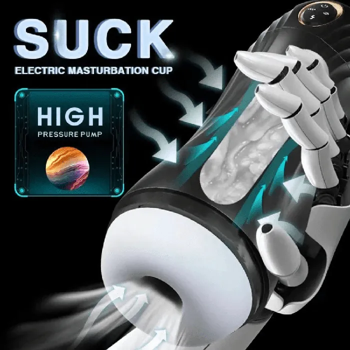 Male Sex Toys Male Masturbator with Automatic Sucking Silicone Blowjob Sex Machine EVEs SECRETS