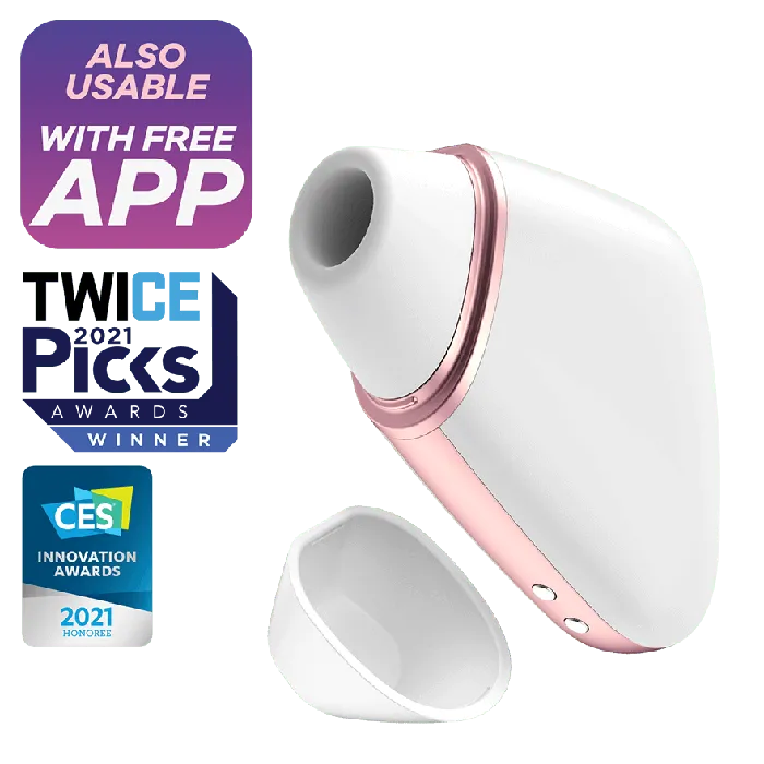 Vibrators Satisfyer Satisfyer App Enabled Love Triangle Air Pulse Stimulator