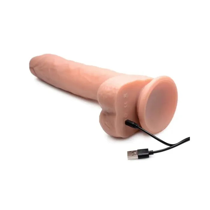 Big Shot Female Sex Toys Big Shot Thrusting and Vibrating Remote Controlled Rechargeable Dildo
