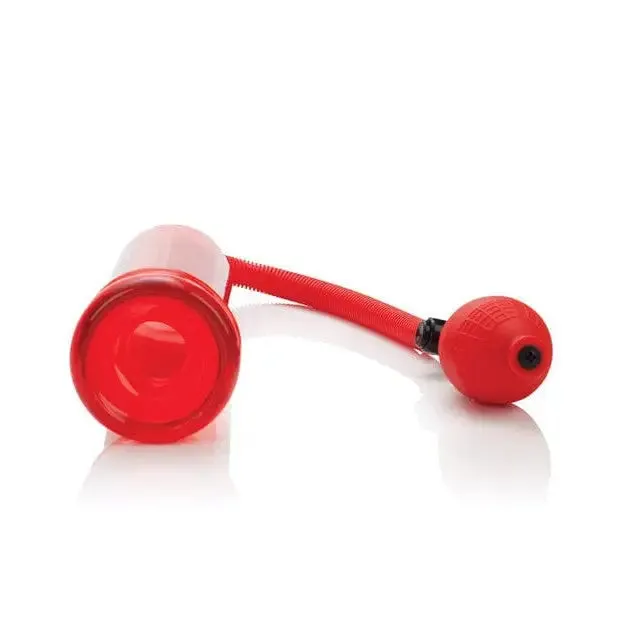 CalExotics Male Sex Toys Firemans Pump Masturbator Red