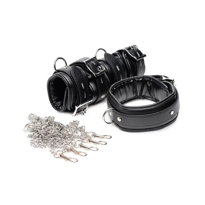 Couples STRICT Slave Bondage Shackle Set Couples STRICT Slave Bondage Shackle Set