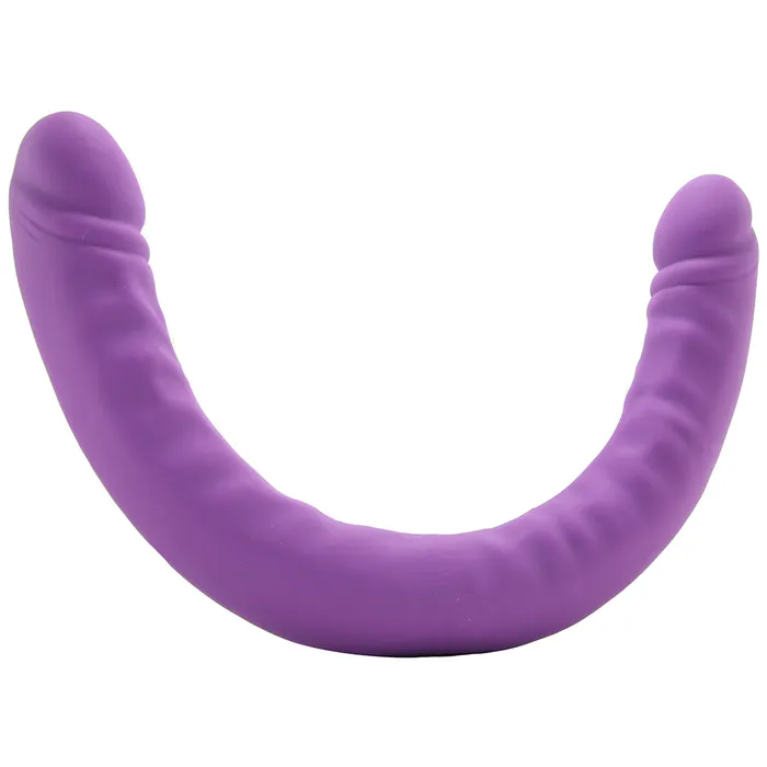 Dildos Blush Rus Slim 18 Inch Silicone Double Dildo in Purple