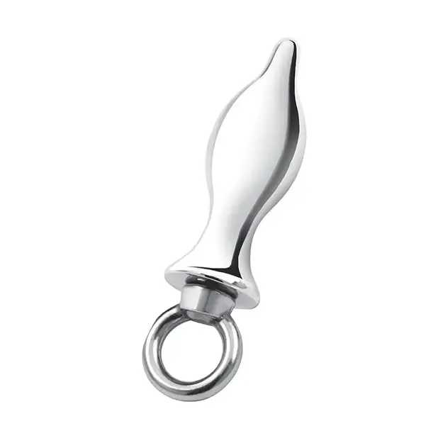 Electric Eel INC Blue Line 25 Stainless Steal Bling Tapered Butt Plug wLoop Hardware Anal Electric Eel INC Blue Line 25 Stainless Steal Bling Tapered Butt Plug wLoop Hardware Anal
