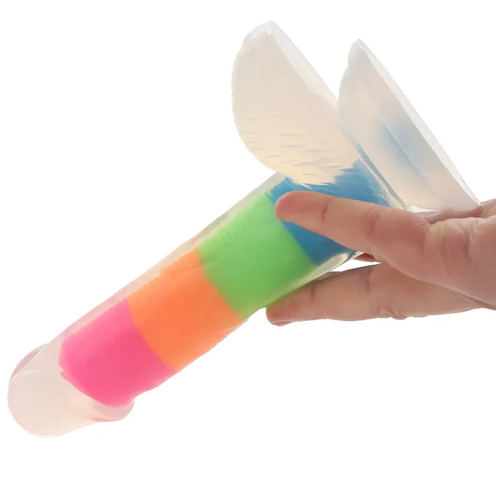 Neo Elite Rainbow Rave 65 Inch Dildo Blush Anal
