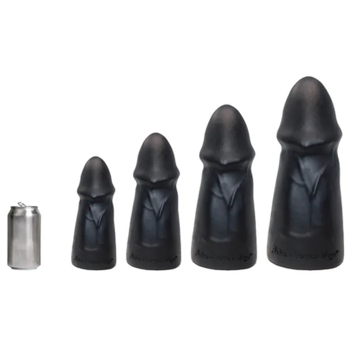 Anal Platinum Silicone Series Platinum Liquid Silicone Stretcher Master 8 Inch Black