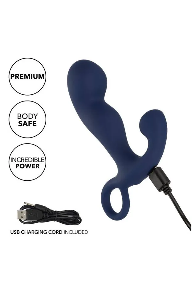 Cal Exotics Anal Cal Exotics Viceroy Rechargeable Command Probe Blue