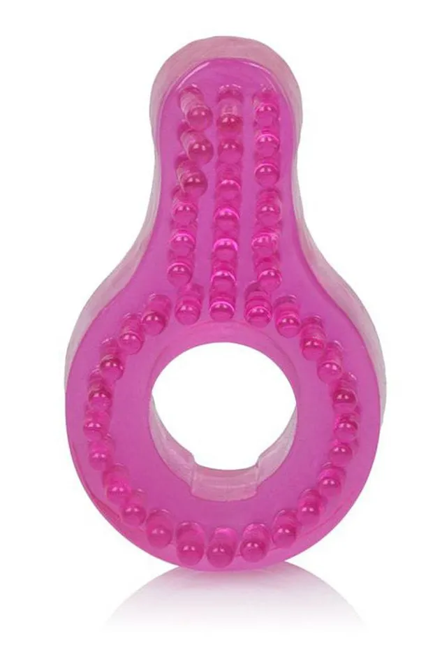 Cal Exotics Male Sex Toys Cal Exotics Super Stretch Enhancer Cock Ring Pink