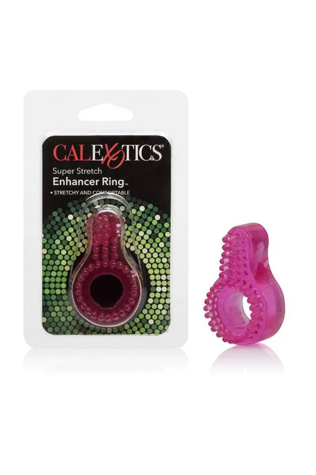 Cal Exotics Male Sex Toys Cal Exotics Super Stretch Enhancer Cock Ring Pink