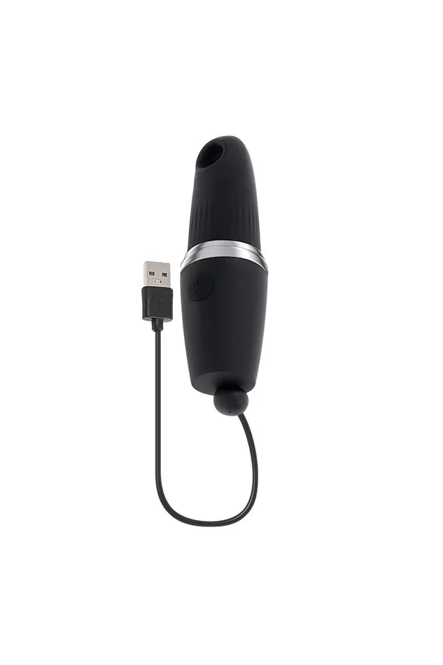 Playboy Excursion Clitoral Stimulator with Suction Black Evolved Female Sex Toys